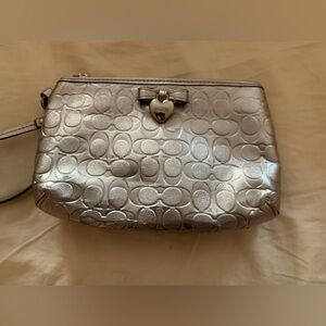 Silver Coach Women's Bag